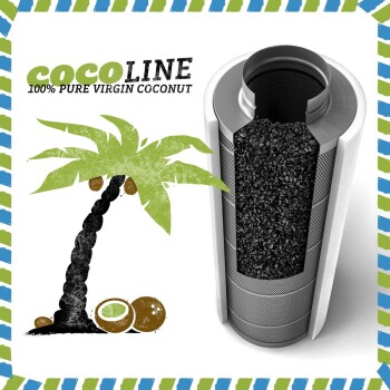 Filtres à charbon Prima Klima Coco Line 160m³/h ø125mm Mini