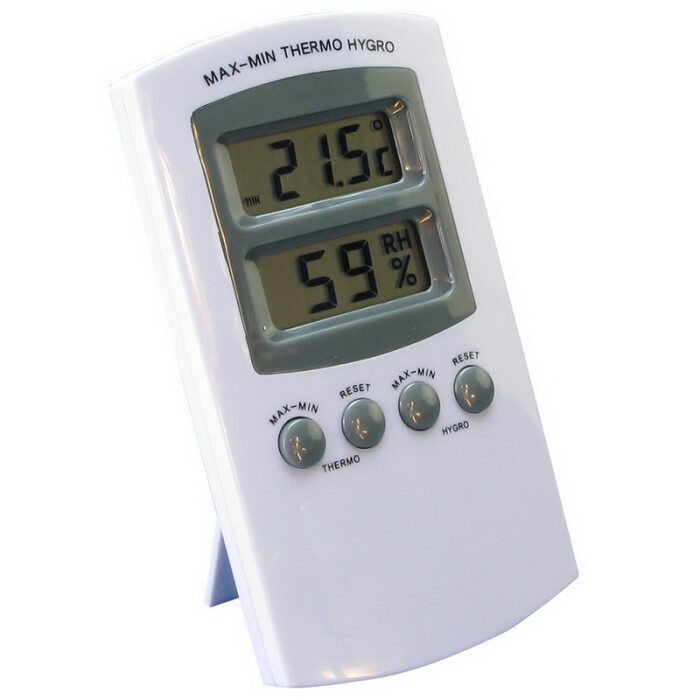Thermomètre digital & hygromètre avec mémoire