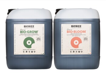 Kit BioBizz Grow + Bloom pour terre 2 x 10L