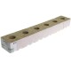 Grodan blocs de laine de roche gros trou 10 X 10 X 6,5cm 72 pièces