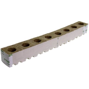 Grodan blocs de laine de roche gros trou 7,5 X 7,5 X 6,5cm 96 pièces