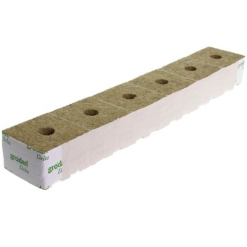 Grodan blocs de laine de roche petit trou 10 X 10 X 6,5cm 72 pièces