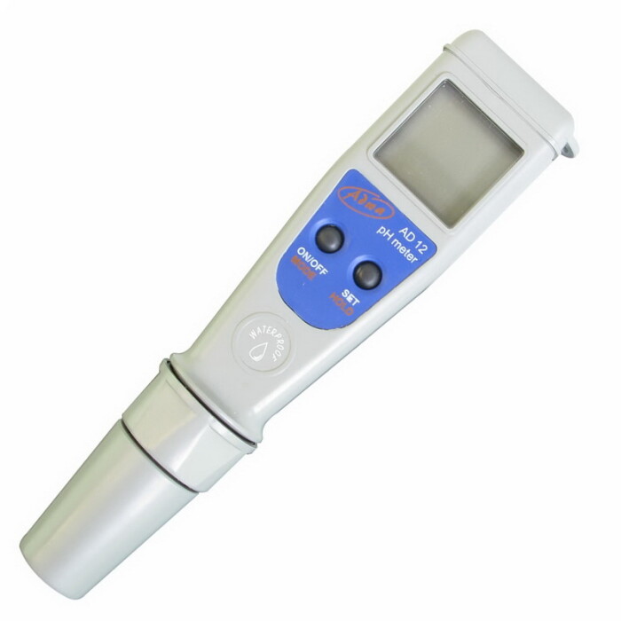 Adwa AD-12 appareil de mesure de ph et de température - imperméable