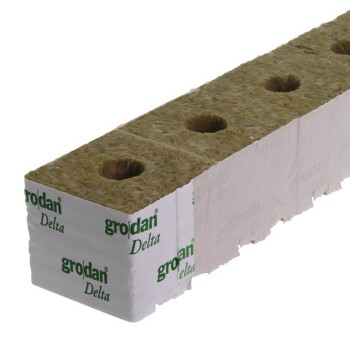 Grodan blocs de laine de roche petit trou 7,5 X 7,5 X...