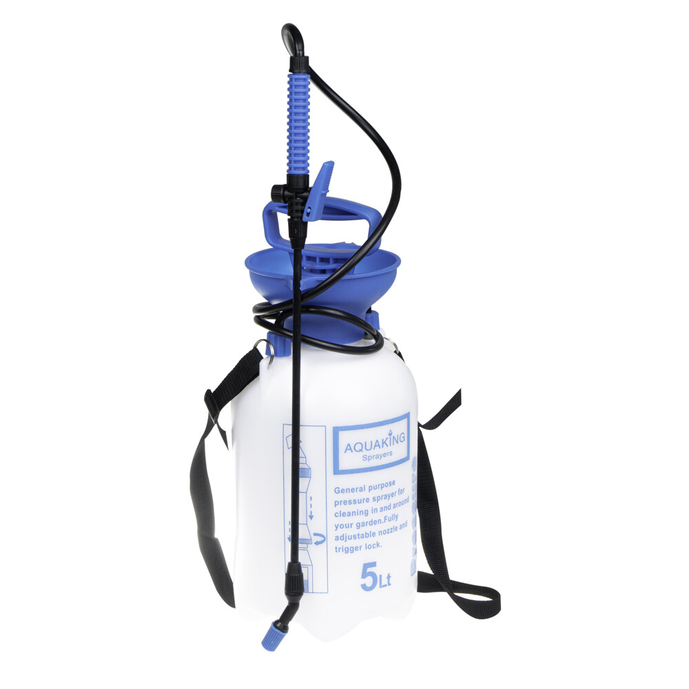 Pulvérisateur à Pression KS Tools 2L - Noir - Pour Produits D'entretien Et Jardinage