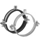 Collier de ventilation avec isolant 150mm