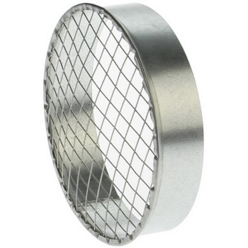Grille de protection / tube dévacuation 150mm