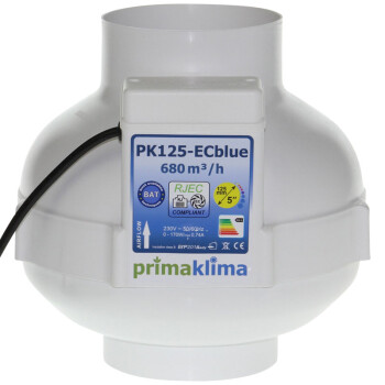Extracteur Prima Klima EC-Blue 680 m³/h ø125mm