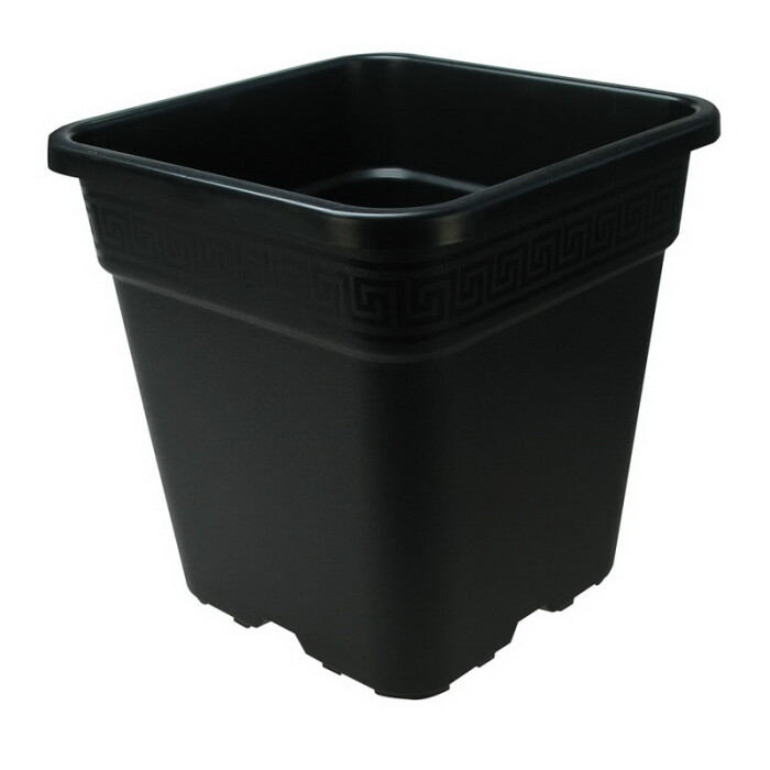 Pot carré robuste pour plantes 2 - 25 litres