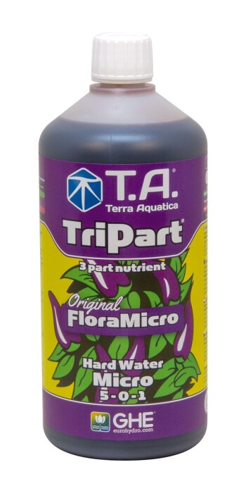 Terra Aquatica TriPart Micro eau dure 1L, 5L, 10L (FloraMicro)