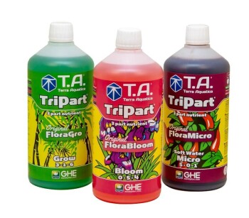 GHE TriPart Set eau douce 1L, 5L, 10L (Flora Series)
