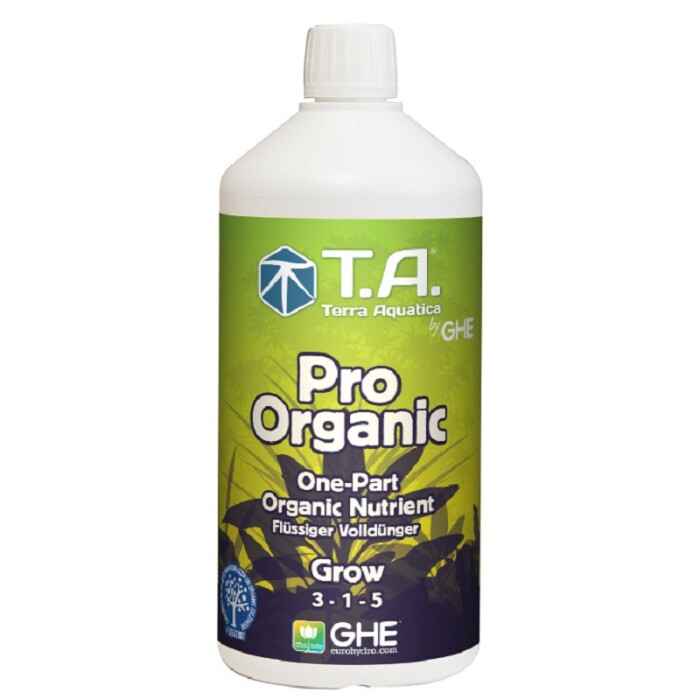 Terra Aquatica by GHE Pro Organic Grow 100 % biologique 1L, 5L