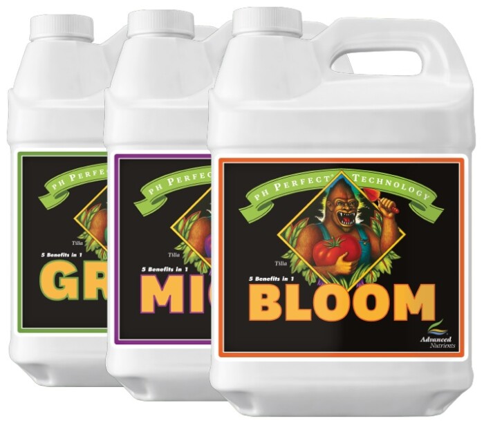 Advanced Nutrients pH Perfect Kit Grow, Bloom, Micro 0,5L, 1L, 4L, 10L