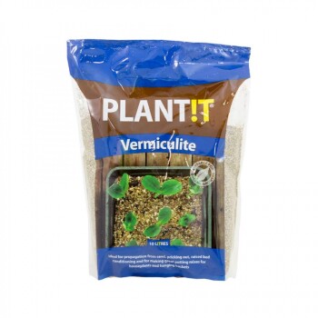 PLANT!T Vermiculite 2-5mm substrat pour la culture de plantes 10 L
