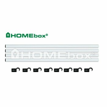 Homebox kit barres de fixation 100cm, &Oslash; 22mm