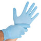 Gants en nitrile bleu taille S - 100 pièces