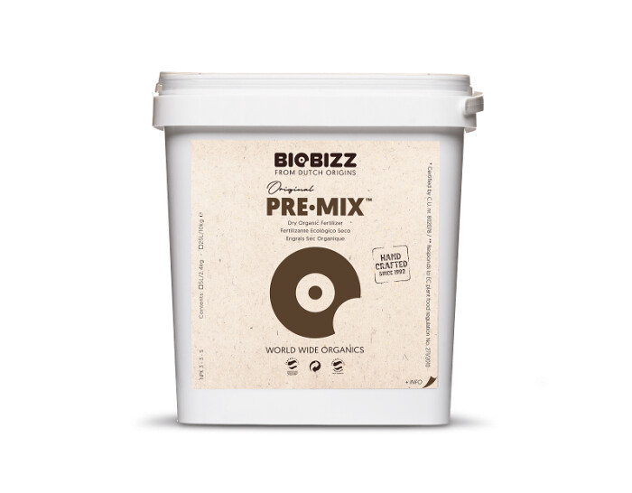 BIOBIZZ Pre-Mix 5L, 25L Engrais sec pour la croissance et la floraison
