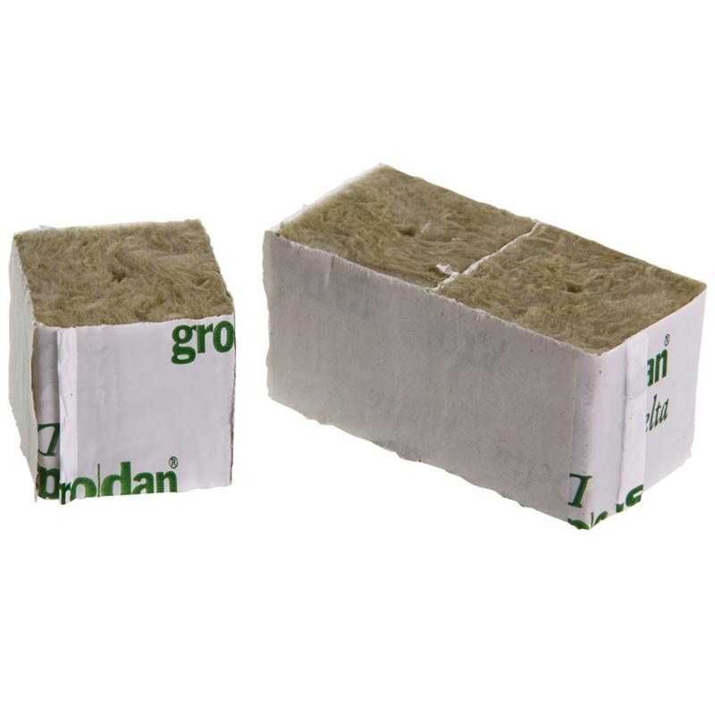 100 Blocs De Laine De Roche Pour Culture Hydroponique - 2,5x2,5x2,5 Cm, Perméables, Pour Semis Et Transplantation