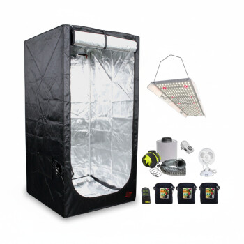 Secret Jardin 80x80x180 cm LED Kit Chambre de culture...